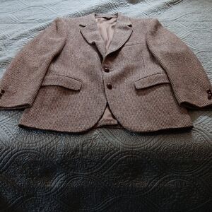 Vintage Harris‎ Tweed Union Made in the USA Wool Blazer